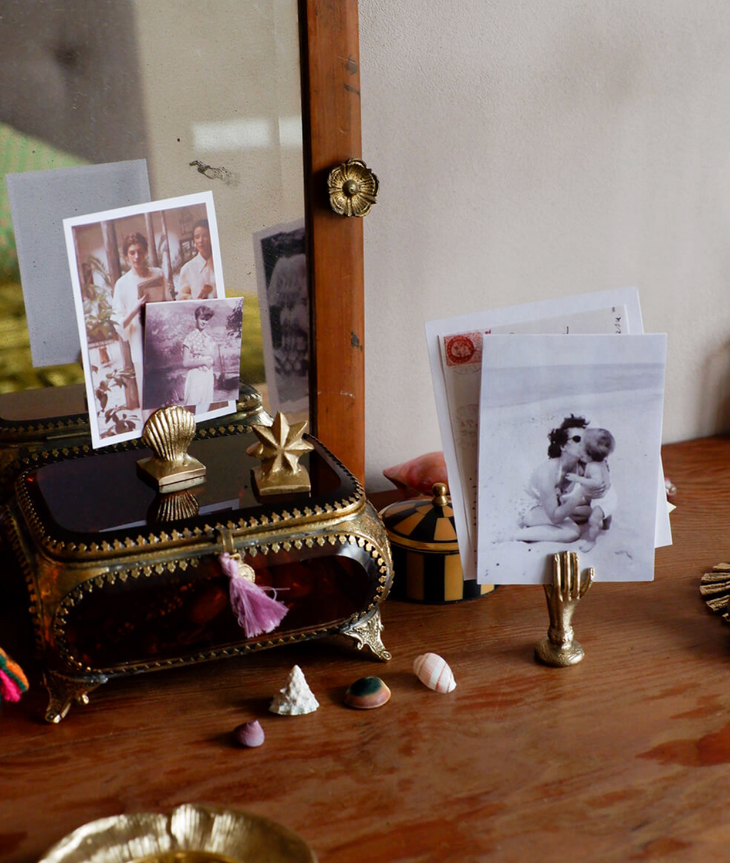 Card and photo holder "Star"