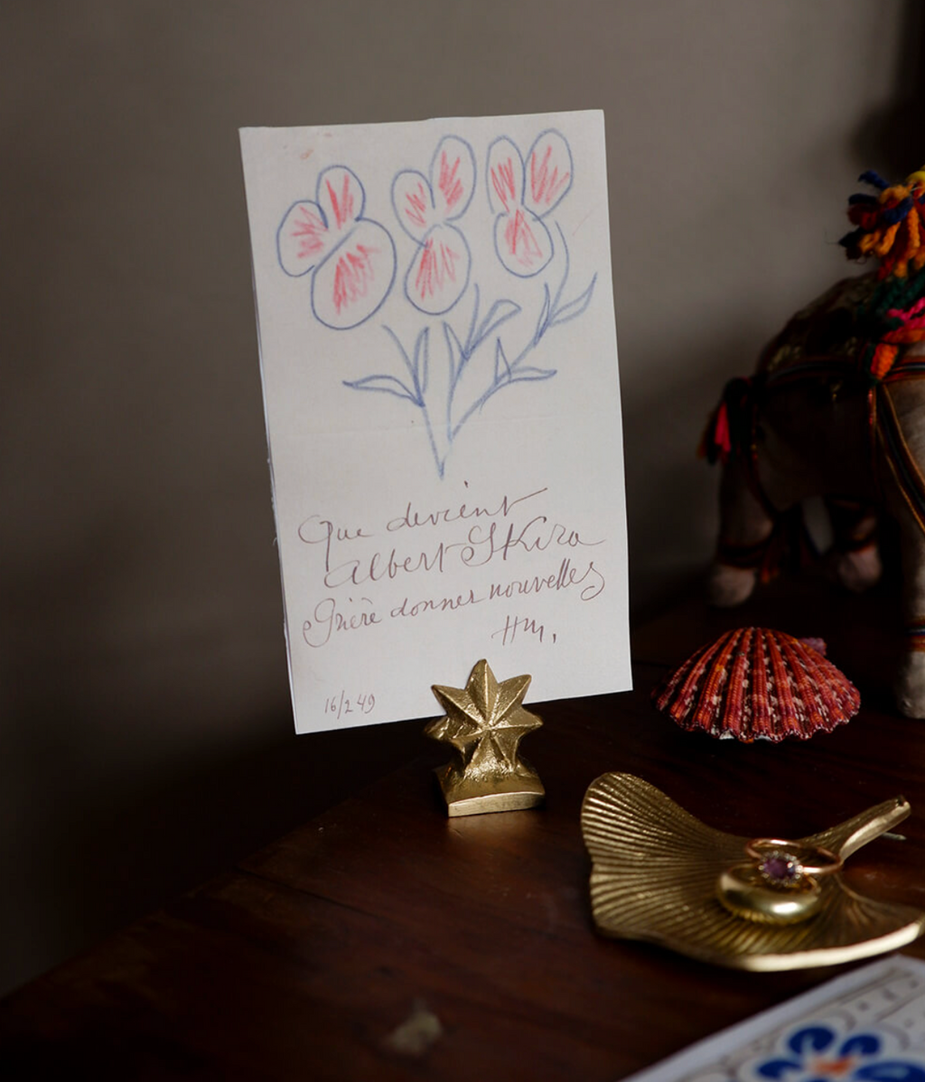 Card and photo holder "Star"