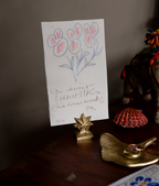 Card and photo holder "Star"