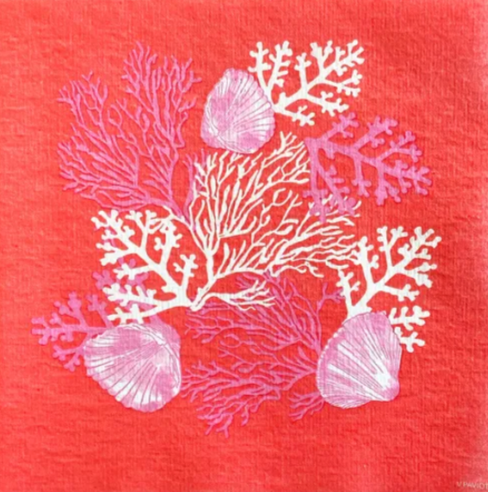 Napkins - Coral - 40x40