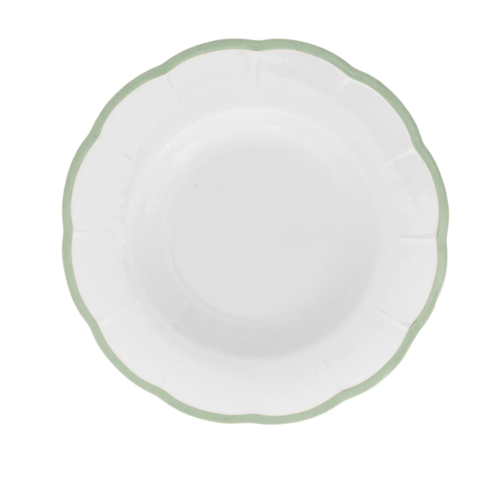Petalo - Deep plate - Green - Ø 22.8 cm
