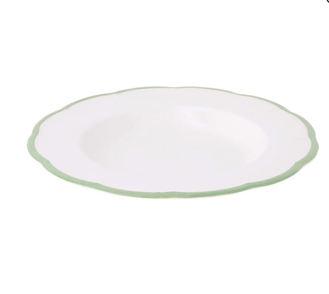 Petalo - Deep plate - Green - Ø 22.8 cm