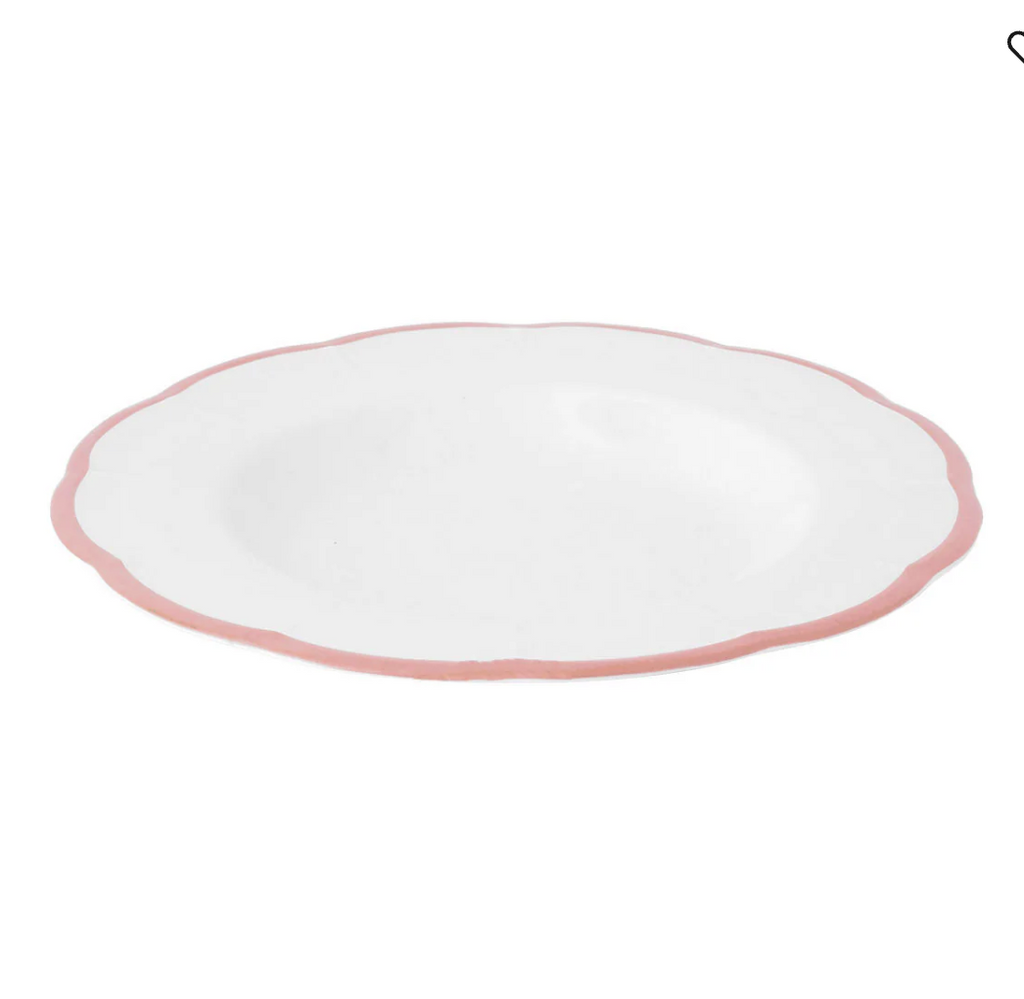 Petalo - Deep plate - Pink - Ø 22.8 cm 