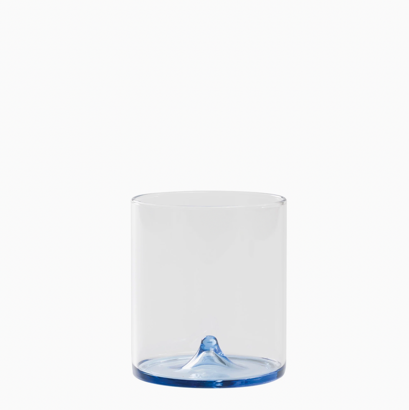 Druppelglas - Blauw (Set 4)