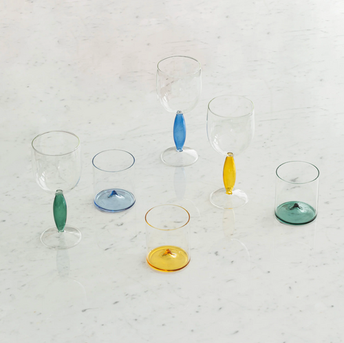 Drop Glass - Blue (Set of 4) 