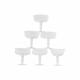 Champagne Coupe – Mixed Shapes (Set 6)