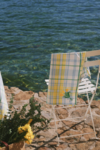 Keukenhanddoek - PERETTE Sky - Gele Tulpen