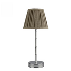 Bamboo Tafellamp Basis – Zilver (25 cm)