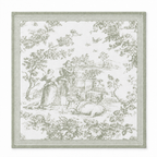 Cotton napkin Toile de Jouy 45 x 45 cm