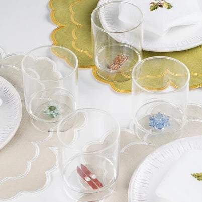 Winter Game tumblers op tafel