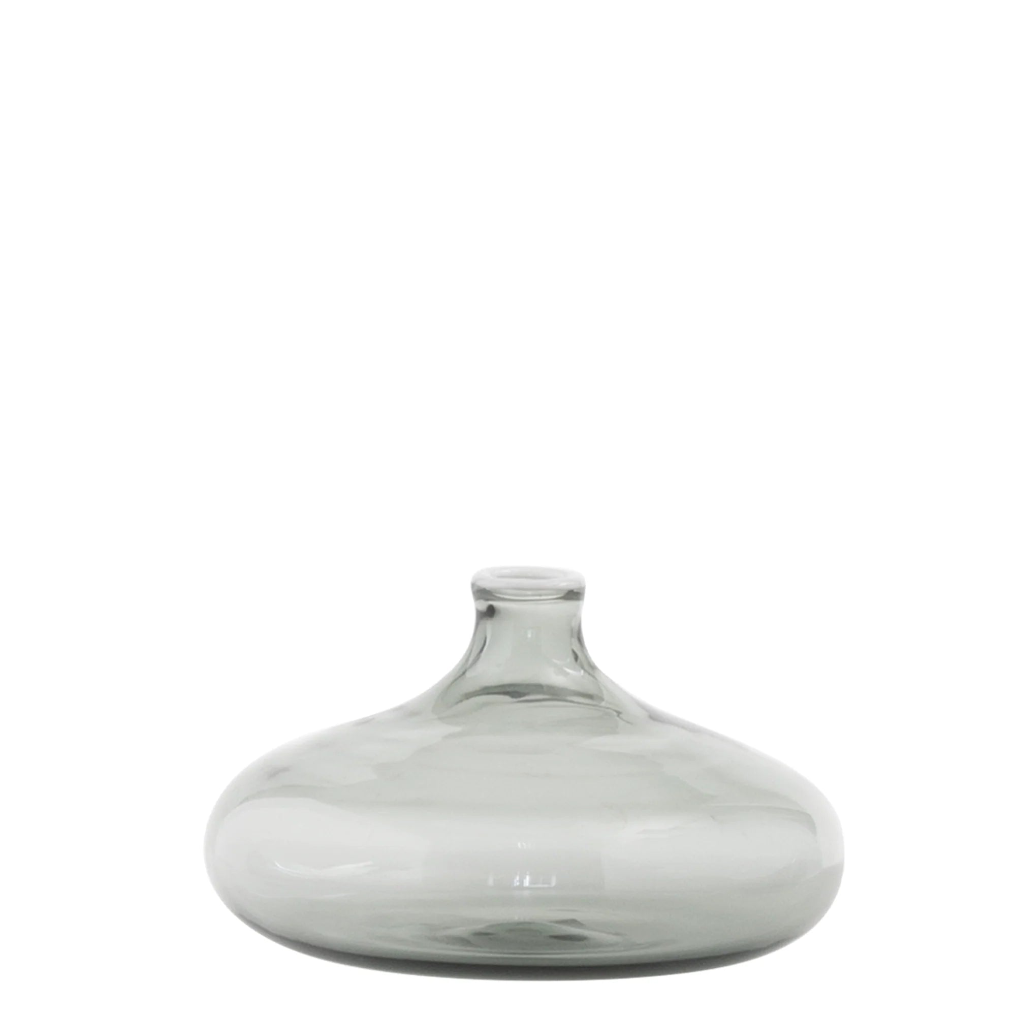 Un Fiore - Small Glass Vase – Grey – 46 cl