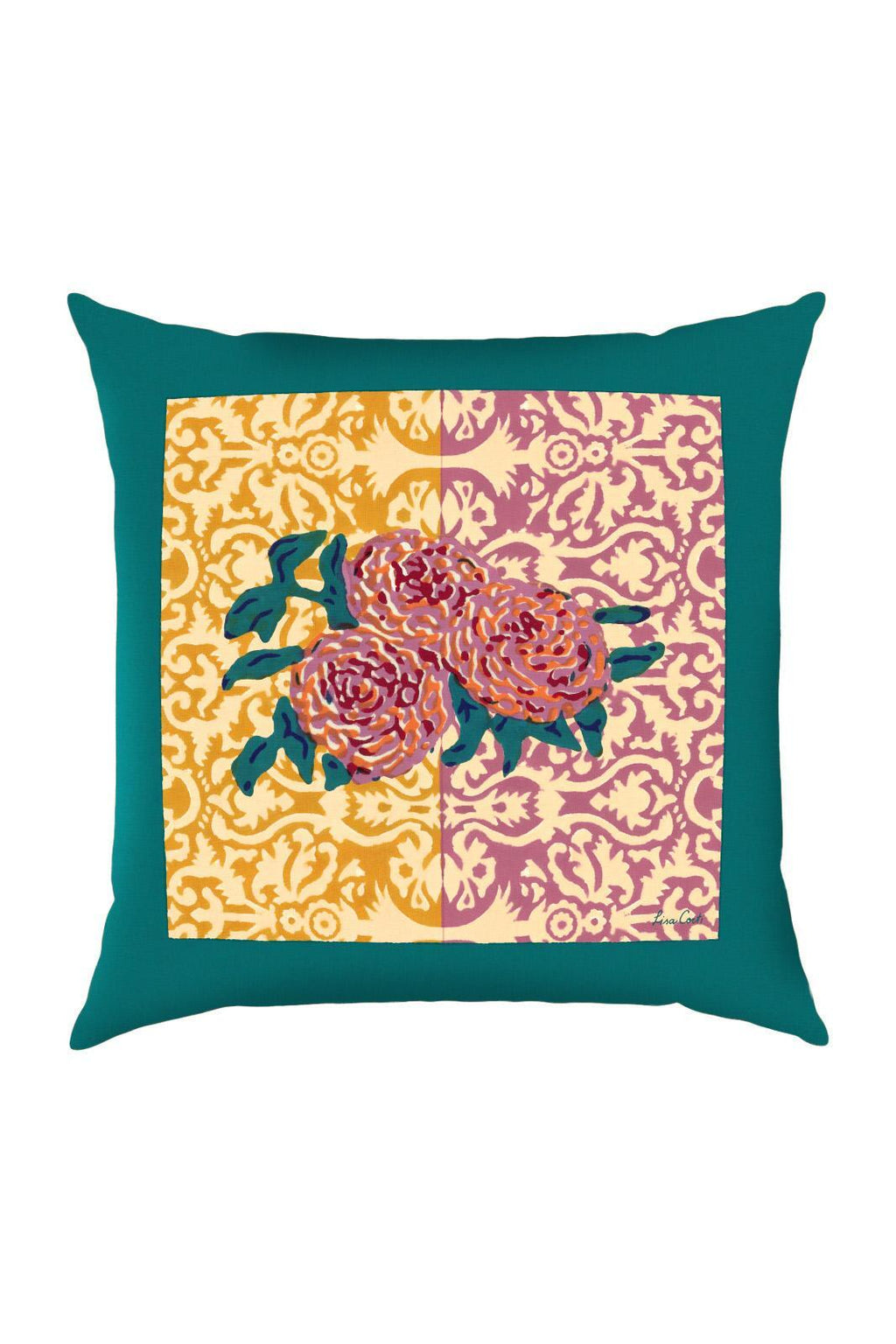 Cushion Cover Dam Dam – Lilac Gold (45 × 45 cm)