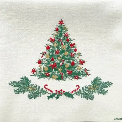Papieren kerst- en winterservetten 40x40