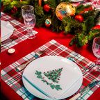 Papieren kerst- en winterservetten 40x40