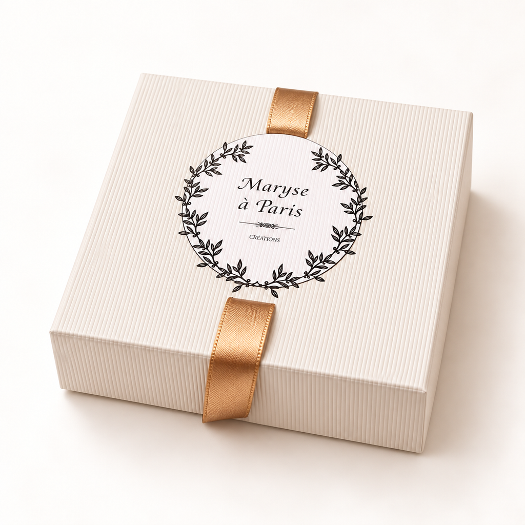 Geschenkdoos Maryse à Paris met lint