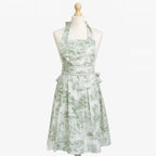 Gilda kitchen apron - cotton - Toile de Jouy