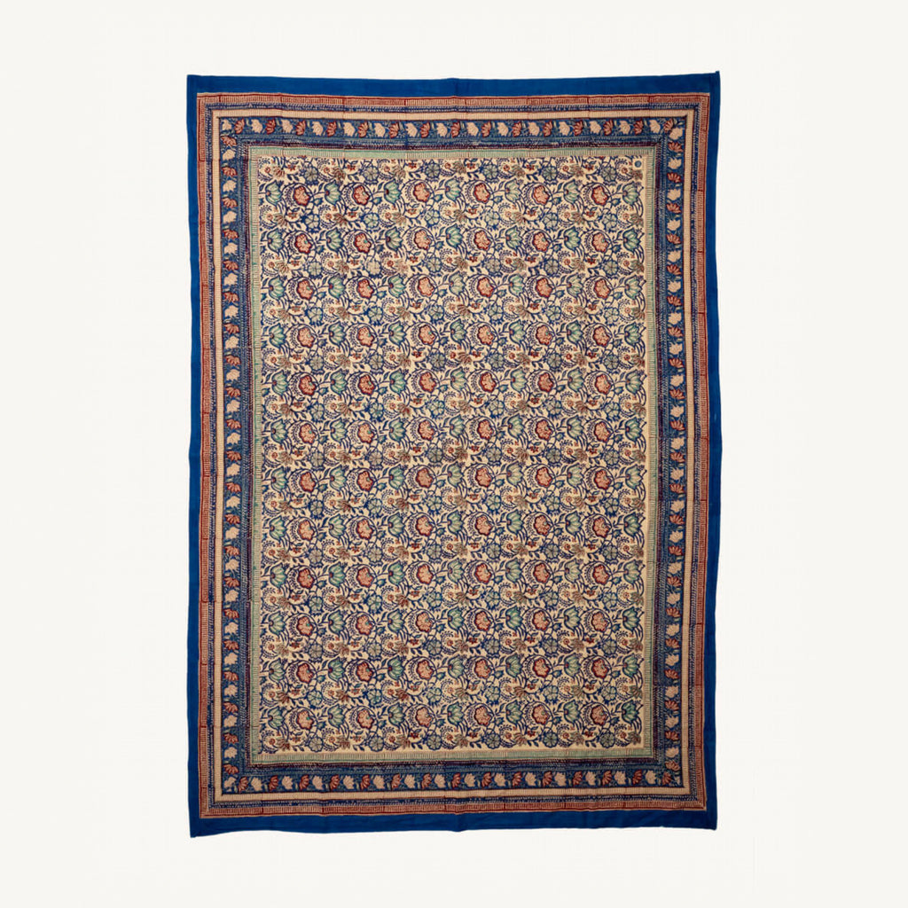 Handbedrukt tafellaken “Bluebell” -  2 maten