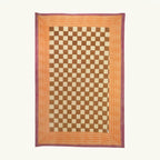 Hand-printed tablecloth "Checkmate" - 2 sizes