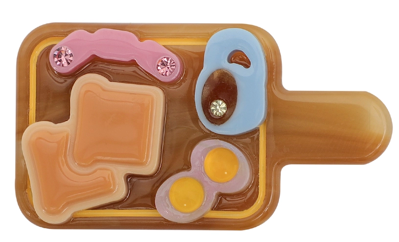Barrette Likio Energy Breakfast en forme de planche de petit déjeuner, vue de face