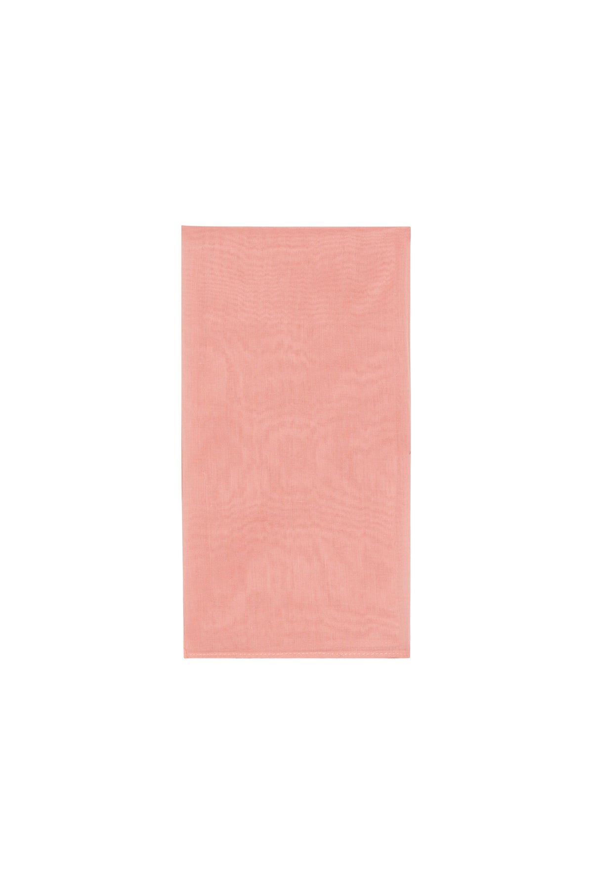 Organza servet perzik, gevouwen