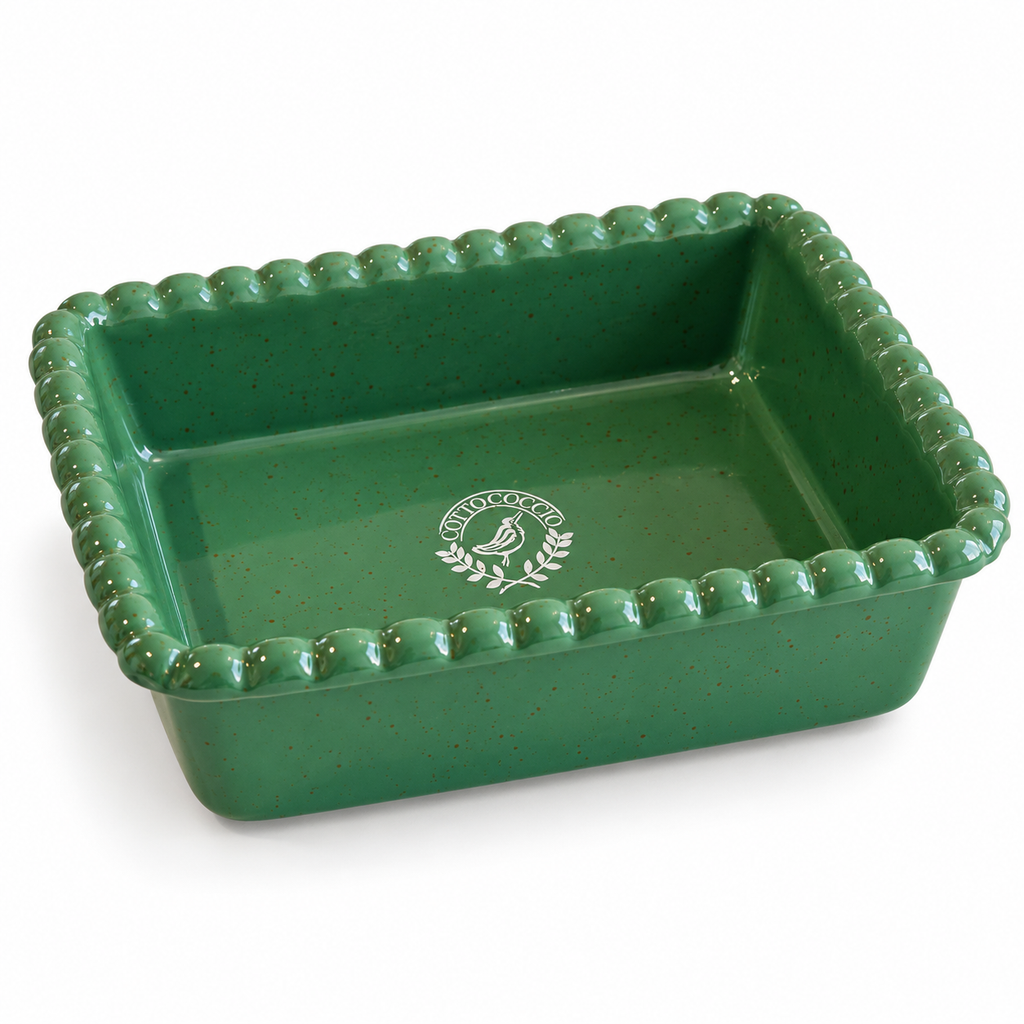 Terracotta lasagneschaal