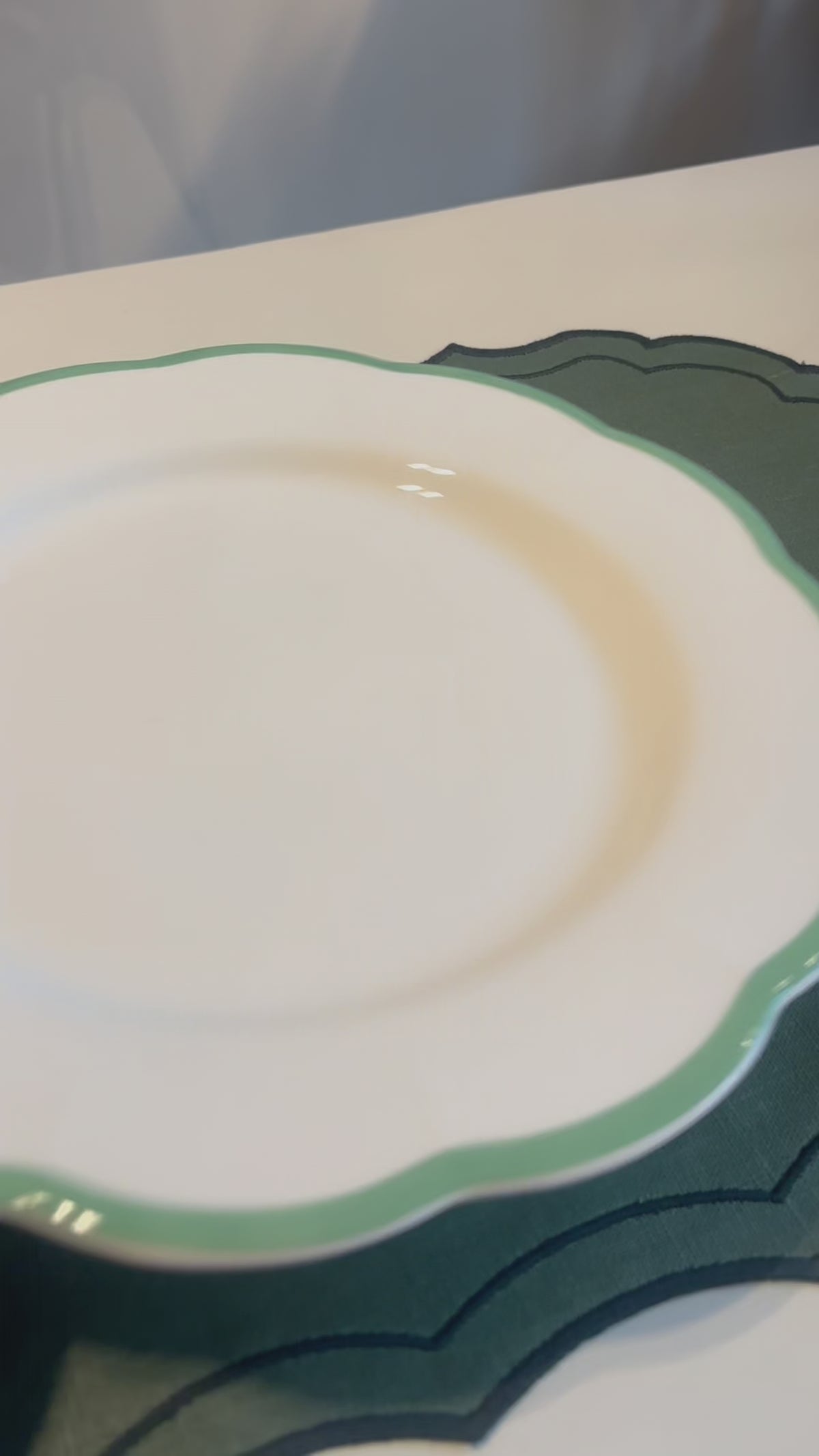 Servies voor 6 Petalo groen