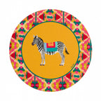 Ronde placemat Safarikat geel 39 cm