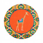 Ronde placemat Safarikat oranje 39 cm