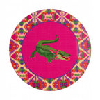 Ronde placemat Safarikat roze 39 cm