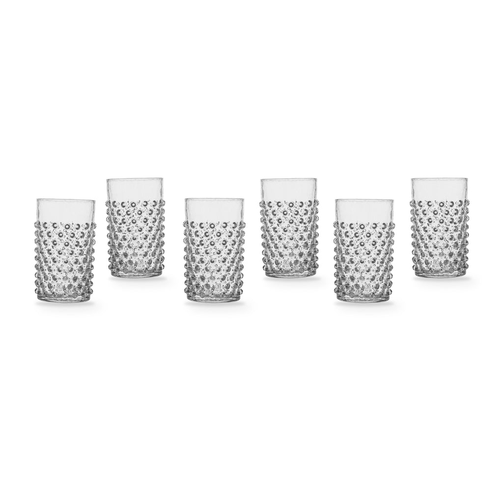 Set van 6 kristallen glazen kristal