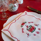 Papieren kerst- en winterservetten 40x40