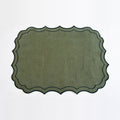 Set de table Firenze thym et vert forêt, 50 x 35 cm