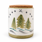 Set of 2 storage jars Cortina & Gingerbread – Ø 12 x H 14 cm